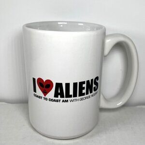 I Love Aliens Coast To Coast AM With George Noory White Mug